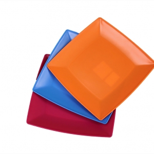 10" SQUARE PLATE (120PCS.)