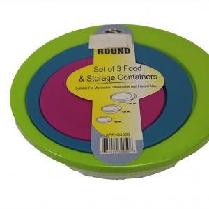 3PCS. ROUND BOWLS (48PCS.)